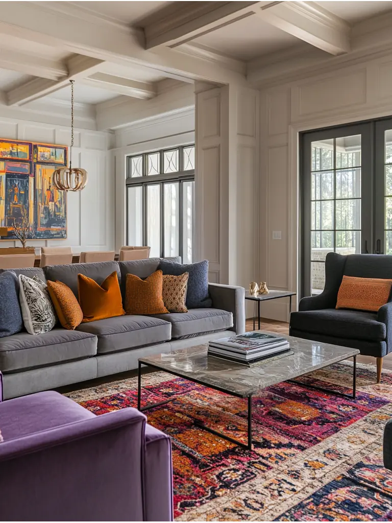 Use Area Rugs to Define Spaces